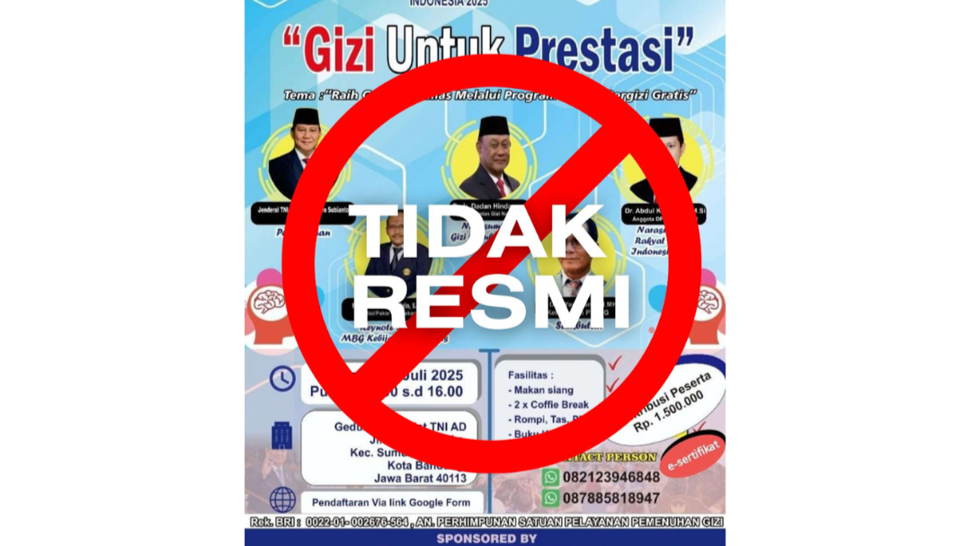 BGN Kepulauan Riau Tegaskan Kegiatan Deklarasi dan Seminar PSPPG di Bandung Bukan Kegiatan Resmi